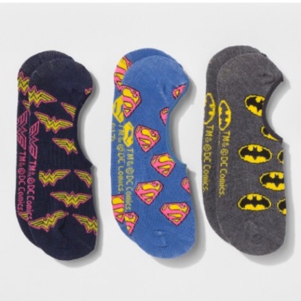 DC Comics liner sock set